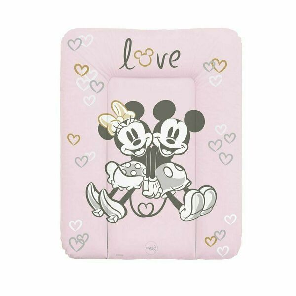 Ceba Podložka přebalovací měkká na komodu (50x70) Disney Minnie & Mickey Pink porovnat ceny