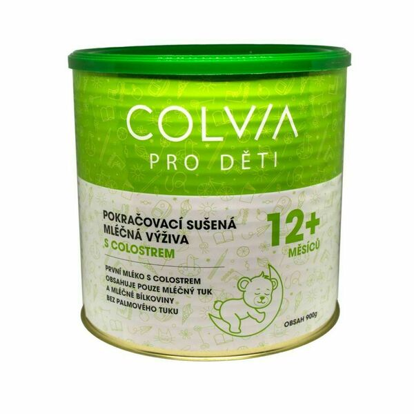 COLVIA Pokračovací sušená mléčná výživa s colostrem 12+ měsíců 900 g porovnat ceny