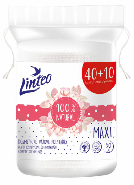 Linteo kosmetické vatové polštářky MAXI 50 ks porovnat ceny