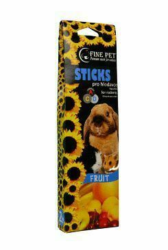 Fine Pet Tyčinka Hlodavec Ovoce 2ks/110g porovnat ceny
