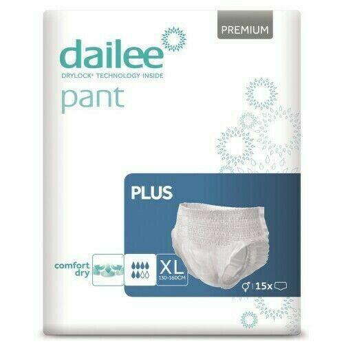 Dailee Pant Premium PLUS inkontinenční kalhotky XL, 15ks porovnat ceny