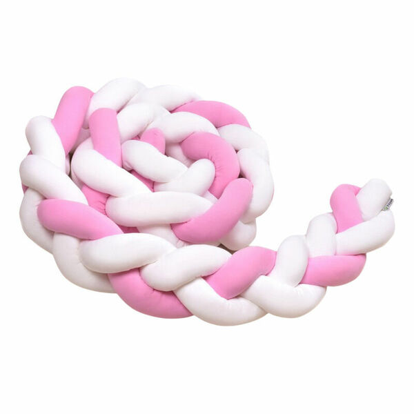 T-Tomi Pletený mantinel 220 cm White+Pink 1ks porovnat ceny