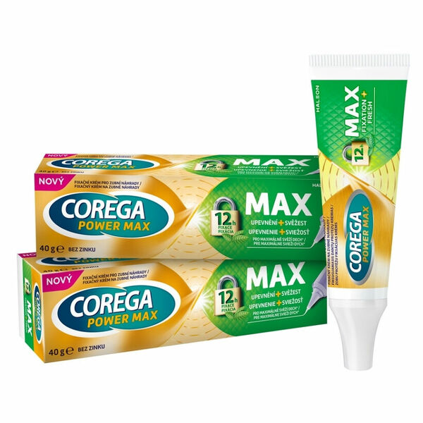 COREGA Power max upěvnění + svěžest 2 x 40 g porovnat ceny