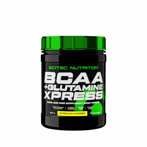 SciTec Nutrition BCAA + Glutamine Xpress citrus mix 300 g porovnat ceny