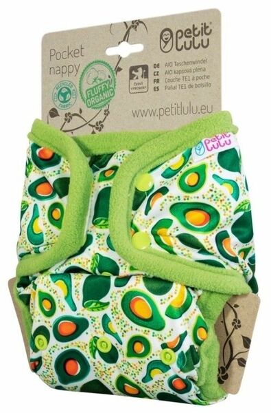 Petit Lulu All In One kapsová plena patent - Avokádo porovnat ceny