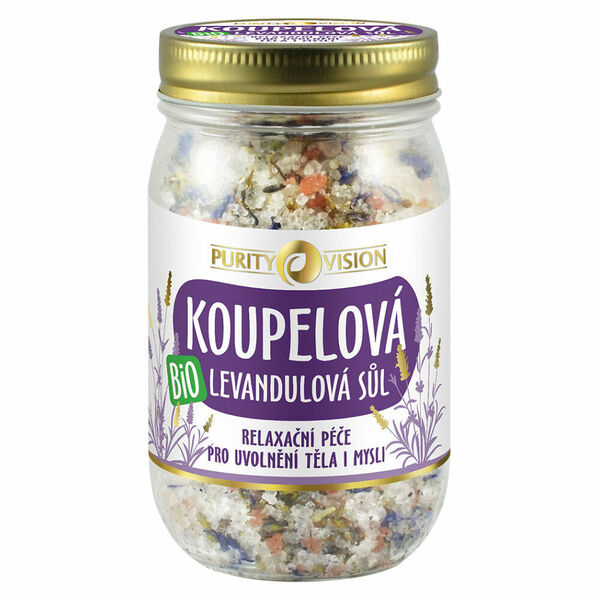 PURITY VISION Levandulová koupelová sůl 400 g porovnat ceny