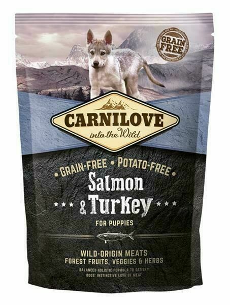 Carnilove Dog Puppy Salmon & Turkey Grain Free 1.5 kg porovnat ceny