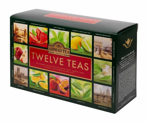 Ahmad Tea Twelve Teas porcovaný čaj 60x2 g porovnat ceny