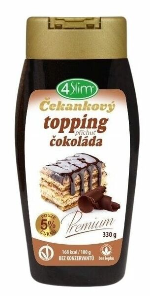 4Slim Čekankový topping příchuť čokoláda 330g porovnat ceny