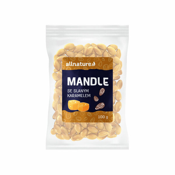 ALLNATURE Mandle slaný karamel 100 g porovnat ceny