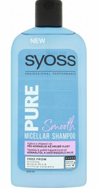 Syoss Pure Smooth šampon bez silikonů 500ml porovnat ceny