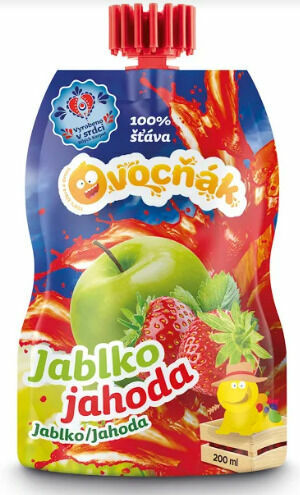 OVOCŇÁK MOŠT JABLKO-JAHODA 200ML porovnat ceny