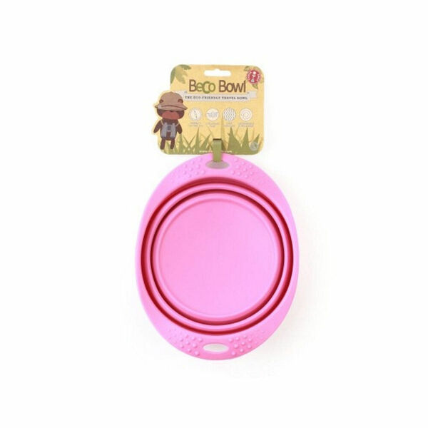 BECO Bowl Travel EKO Cestovní miska pro psy růžová S porovnat ceny