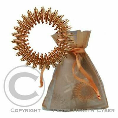 SJH 18 Prstýnek akupresurní zlacený + dárkový sáček porovnat ceny