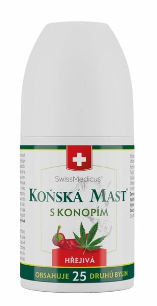 Koňská mast s konopím hřejivá Roll On 90ml porovnat ceny
