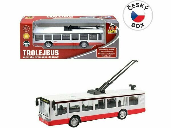 City Collection Trolejbus kovový na zpětný chod 1 ks porovnat ceny