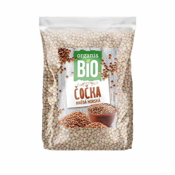 ORGANIS Čočka hnědá horská BIO 500 g porovnat ceny