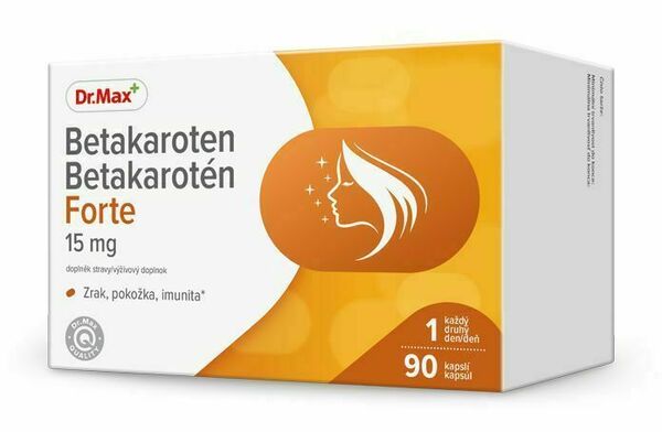 Dr.Max Betakaroten Forte 15 mg 90 kapslí porovnat ceny