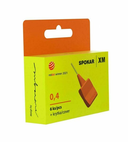 Spokar XM Mezizubní kartáčky oranžové 0.4 mm 6 ks porovnat ceny