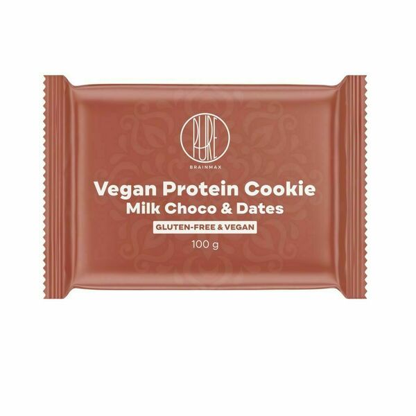 BrainMax Pure Vegan Protein Cookie Mléčná čokoláda & datle 100 g porovnat ceny