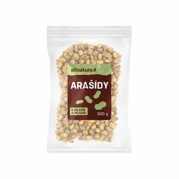 ALLNATURE Arašídy s medem a wasabi 500 g porovnat ceny