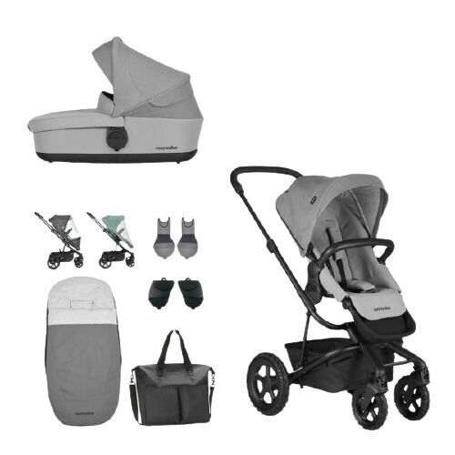 Easywalker Set kombinovaný kočárek Harvey2 All-Terrain Stone Grey s příslušenstvím porovnat ceny