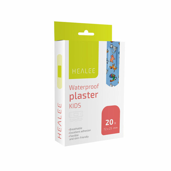 Healee Dětská voděodolná náplast 72x25mm 20 ks porovnat ceny