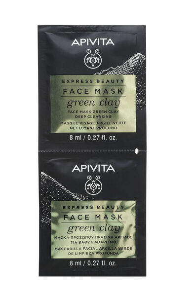 APIVITA Express Beauty Green Clay pleťová maska 2x8 ml porovnat ceny