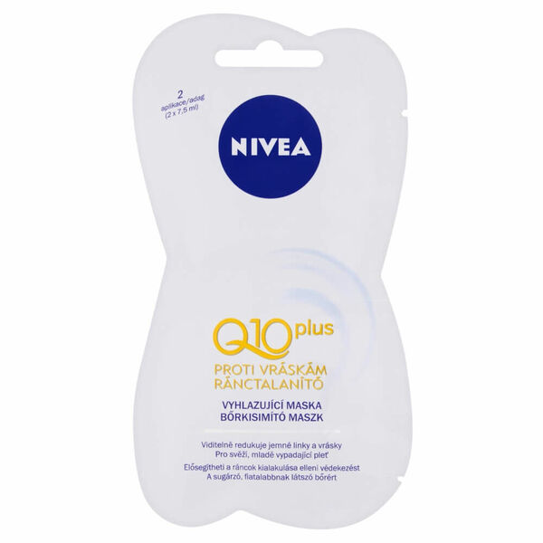 NIVEA Q10 Plus Vyhlazující pleťová maska proti vráskám 2 x 7,5 ml porovnat ceny