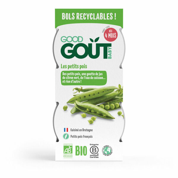 GOOD GOUT Bio hráškové pyré 2 x 120 g porovnat ceny