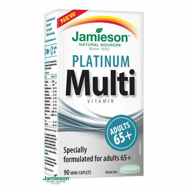 JAMIESON Multi Platinum pro dospělé 65+ 90 kapslí porovnat ceny