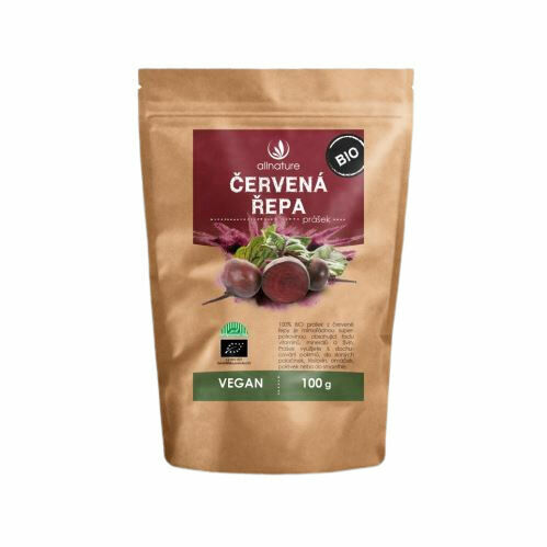 Allnature Červená řepa prášek BIO 100g porovnat ceny