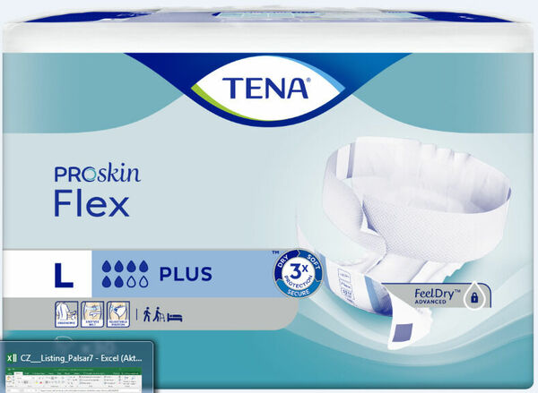 Inkontinenční kalhotky TENA Flex Plus Large 30ks porovnat ceny