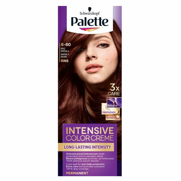 PALETTE ICC Barva na 6-80 Červenohnědá marsala porovnat ceny
