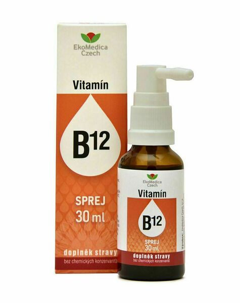 Ekomedica Vitamín B12 sprej 30 ml porovnat ceny