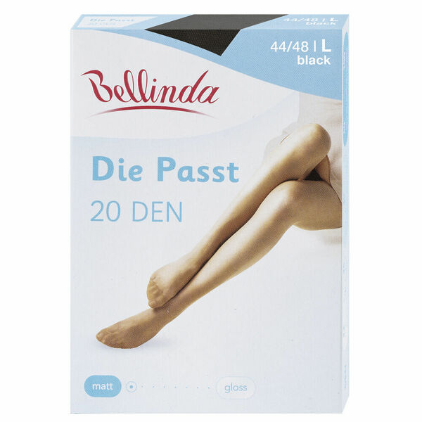 BELLINDA Dámské punčochy die passt 48 L černé 1 kus porovnat ceny