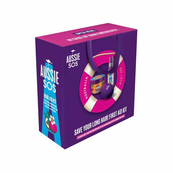 AUSSIE SOS maska 450 ml + olej 100 ml + hřeben porovnat ceny