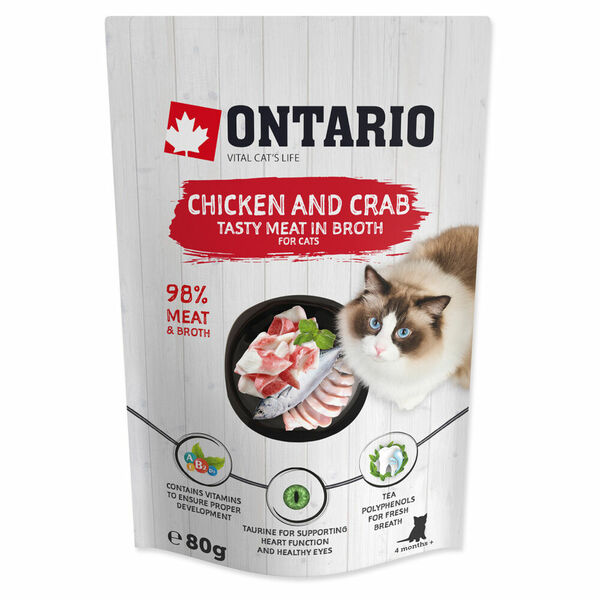 ONTARIO Kapsička kuřecí a krab ve vývaru 80 g porovnat ceny