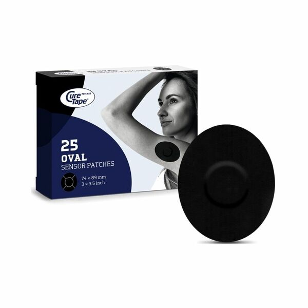 CureTape Sensor Patches náplasti na senzor 25 ks Classic černá porovnání ceny
