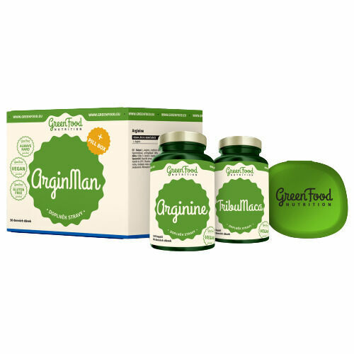 GreenFood Nutrition ArginMan + Pillbox porovnat ceny
