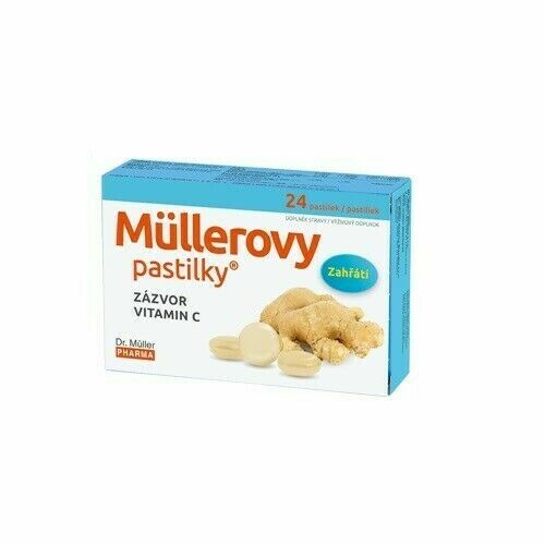 Müllerovy pastilky se zázvorem 24ks CZ/SK porovnat ceny