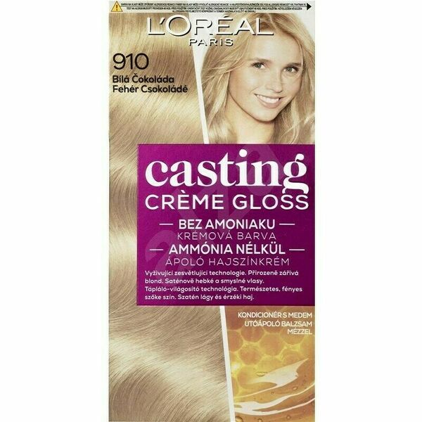 L'Oréal Paris Casting Crème Gloss Krémová semi-permanentní barva 910 Bílá čokoláda porovnat ceny