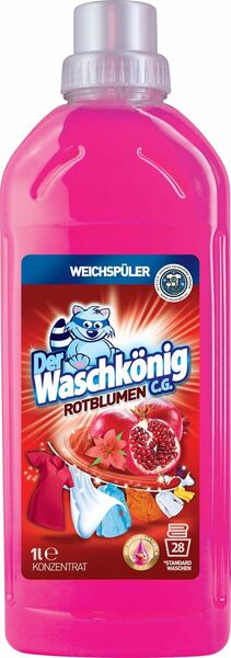 Der Waschkönig Aviváž Rotblumen růžový (28 dávek) 1l porovnat ceny