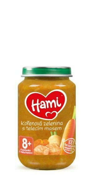 Hami příkrm kořenová zelenina s telecím 200g 8M porovnat ceny