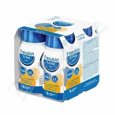 FRESUBIN 3,2 KCAL DRINK VANILKA - KARAMEL perorální SOL 4X125ML porovnat ceny