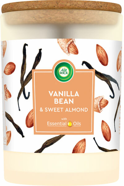 Air Wick Essential Oils svíčka Vanilka & sladké mandle 185g porovnat ceny