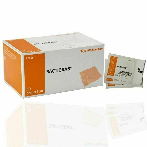 Smith&Nephew  Krytí Bactigras s Chlorhexid.acetate 5cmx5cm/50ks porovnat ceny