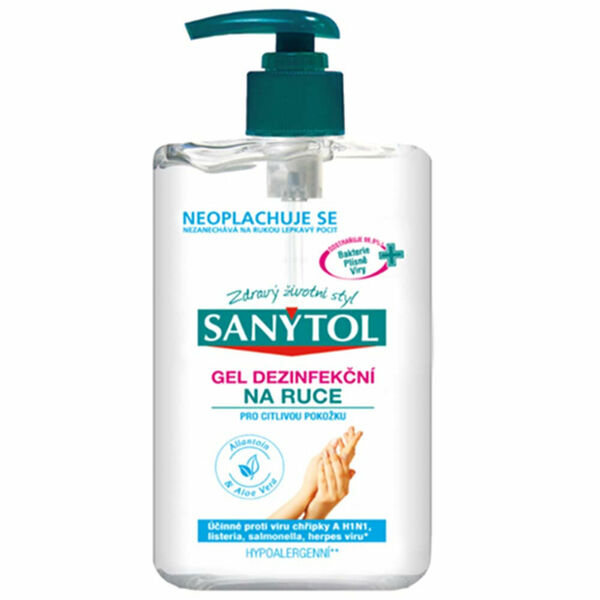 SANYTOL Dezinfekční gel na ruce Sensitive 250 ml porovnat ceny