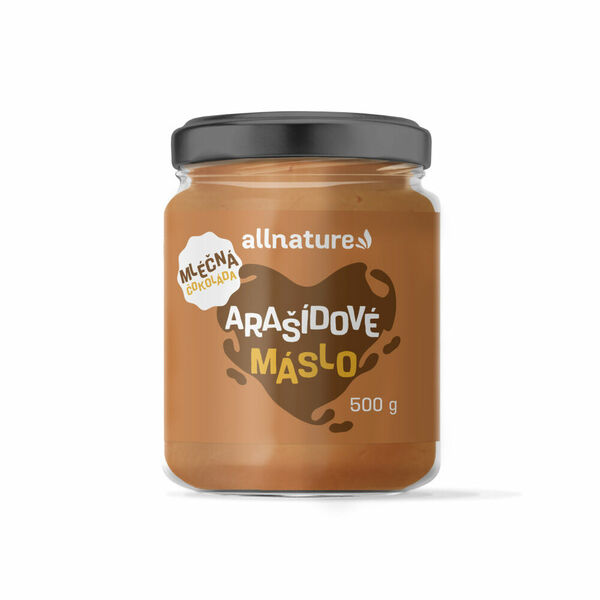 ALLNATURE Arašídové máslo s mléčnou čokoládou 500 g porovnat ceny