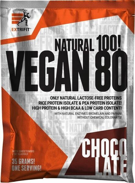 Extrifit Vegan 80 35g čokoláda porovnat ceny
